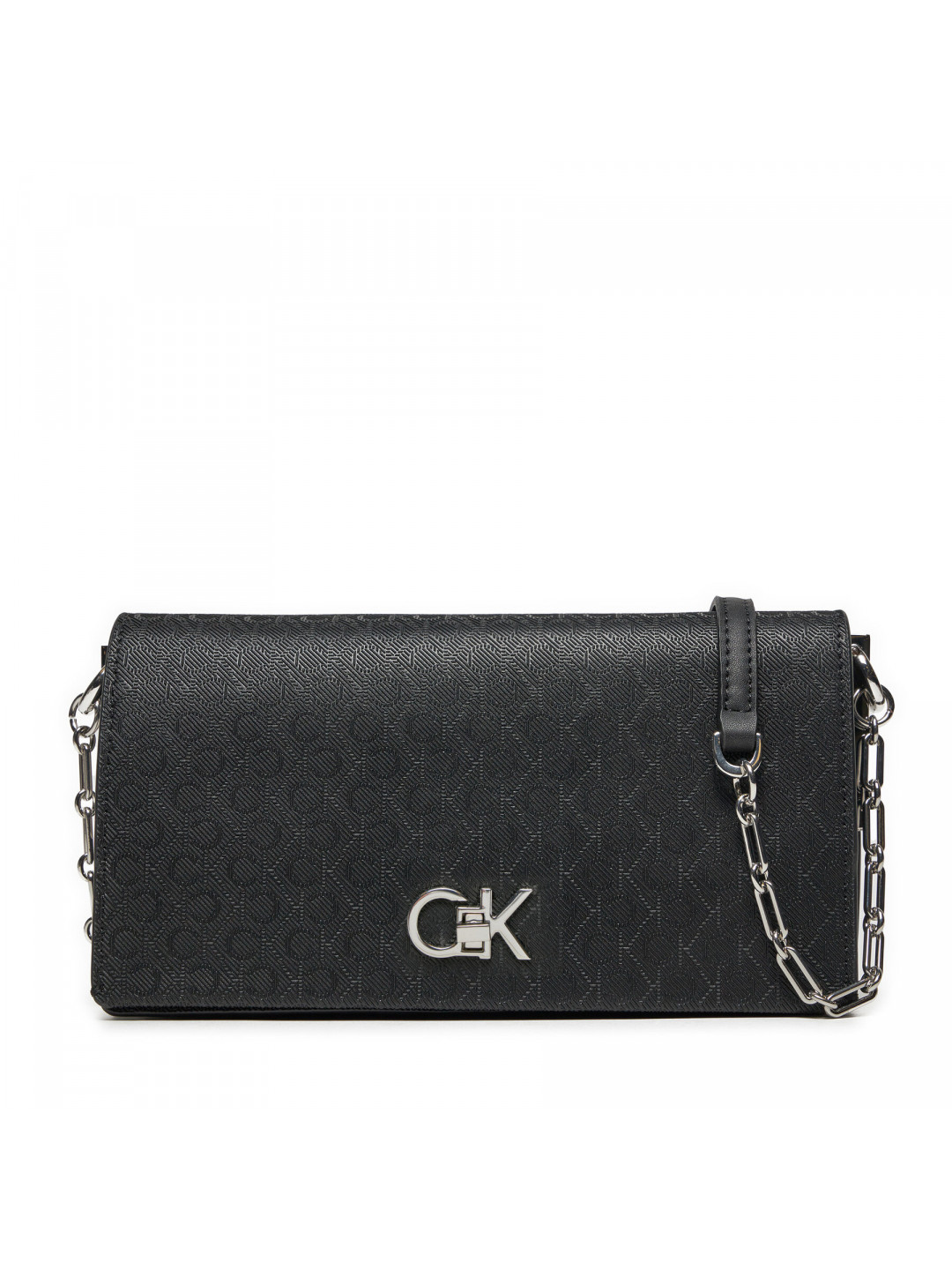 Kabelka Calvin Klein Ck Convertible Mini Bag Mono K60K613141 Černá